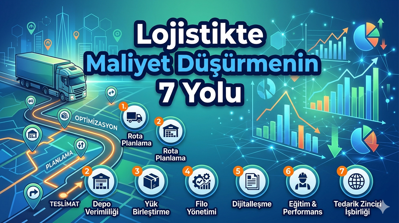 2026 Lojistikte Maliyet Düşürmenin 7 Etkili Yolu (Kesin Çalışan Stratejiler)